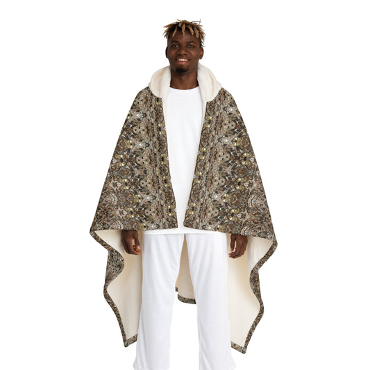 Cream Hooded Sherpa Fleece Blanket (Samhain Dream Thaw 13 of 15 Tredecim ex Quindecim) RJSTHw2023 RJS