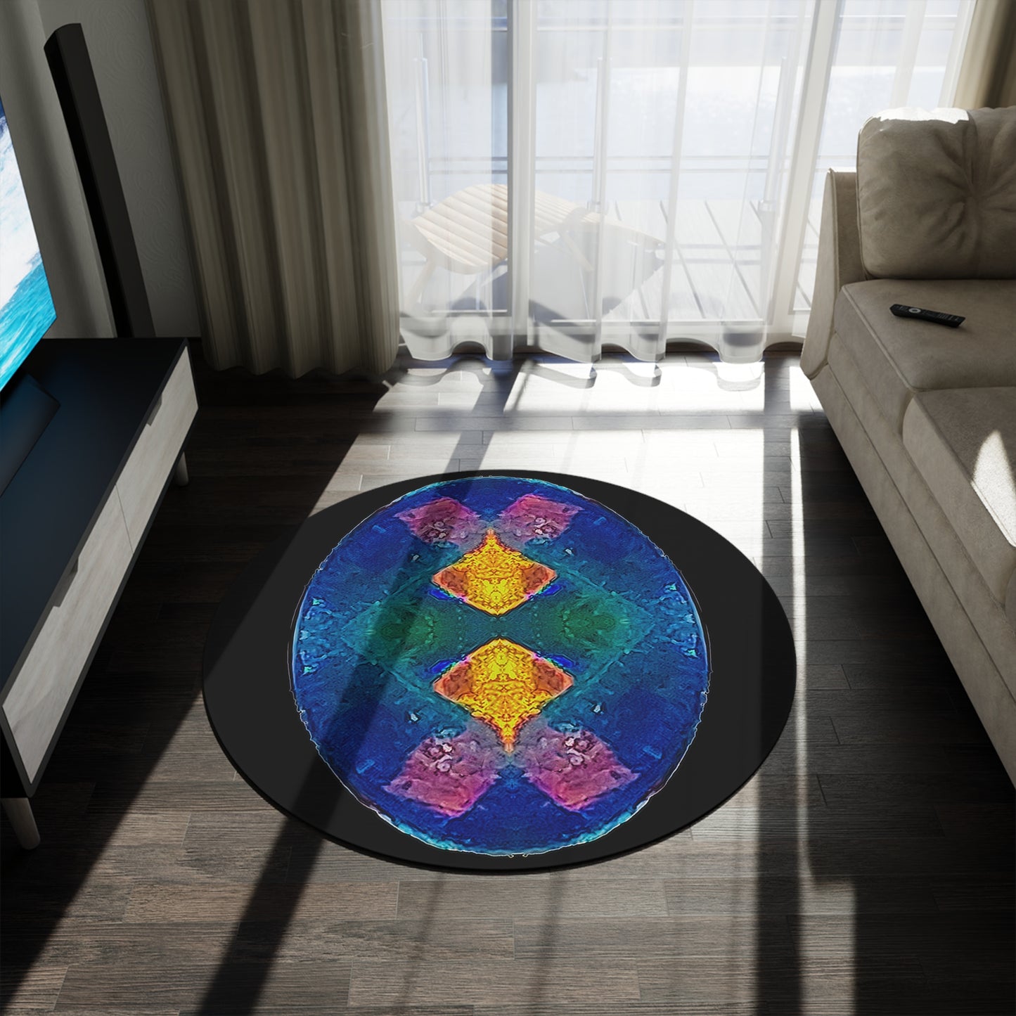 Circular Rug (Opal Skies Cantus Primus) RJSTHs2025 RJS