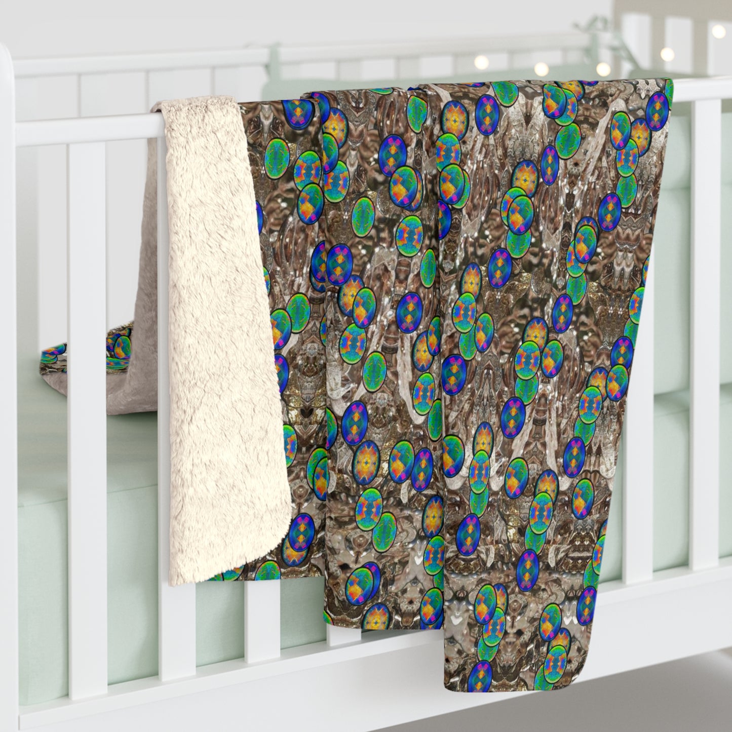 Caeli Opali Cantus Primus Sherpa Fleece Blanket (Samhain Dream Thaw 3 of 15 Tres ex Quindecim) RJSTHS2025 RJS