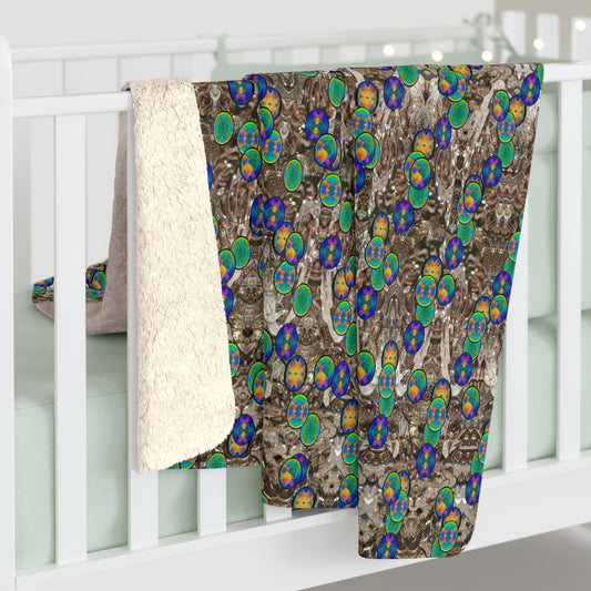 Caeli Opali Cantus Primus Sherpa Fleece Blanket (Samhain Dream Thaw 3 of 15 Tres ex Quindecim) RJSTHS2025 RJS