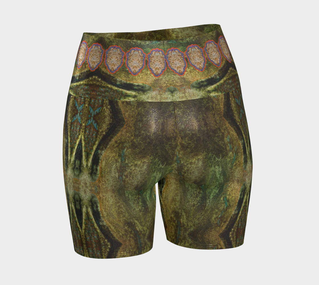 Glitter Yoga Shorts (Muliebris/Virilis)(Chrysalis Cohort) RJSTH@Fabric#6 RJSTHs2024 RJS