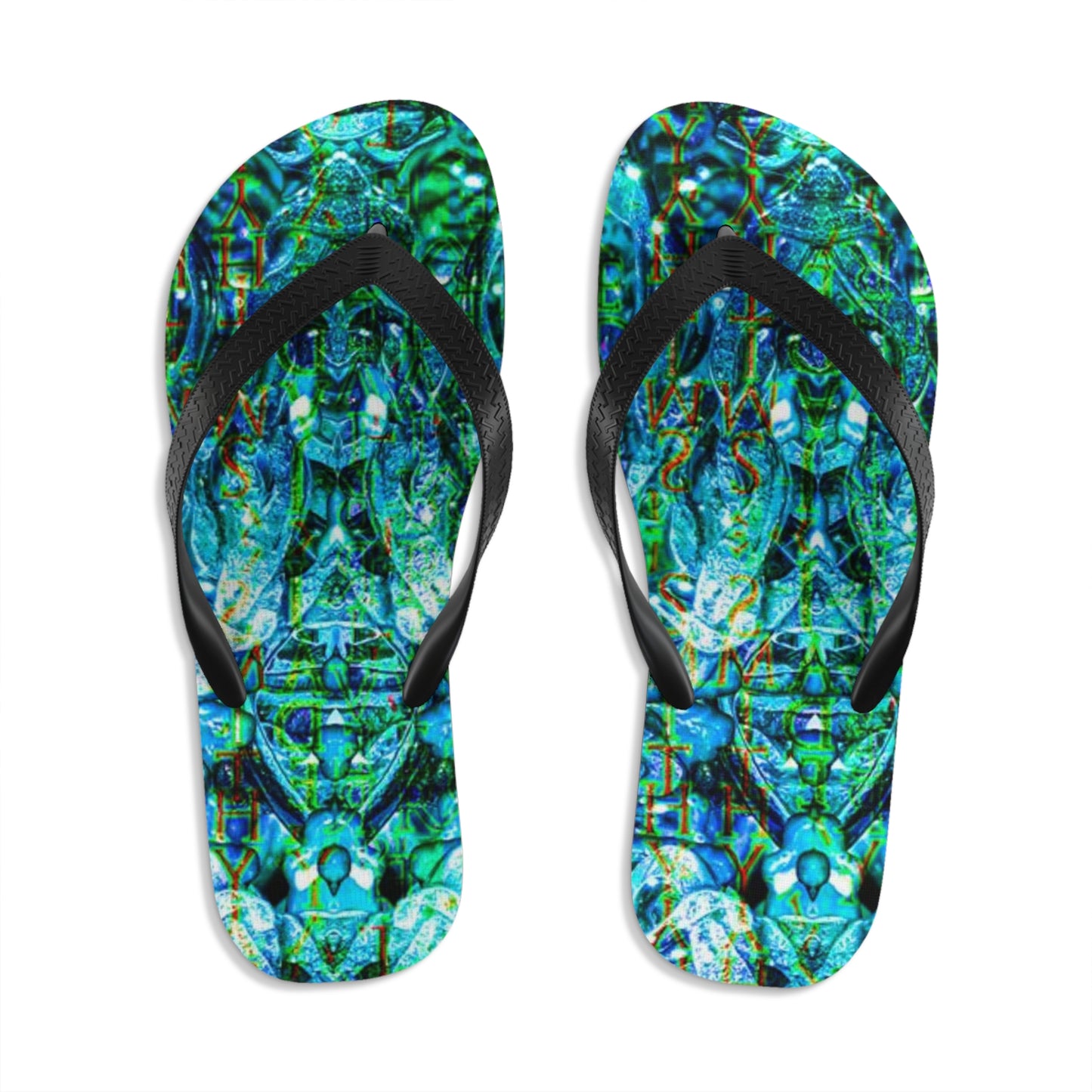 Flip-Flops (Unisex)(Samhain Dream Thaw 12 & Blue Logo@Alchemic) RJSTHs2023 RJS