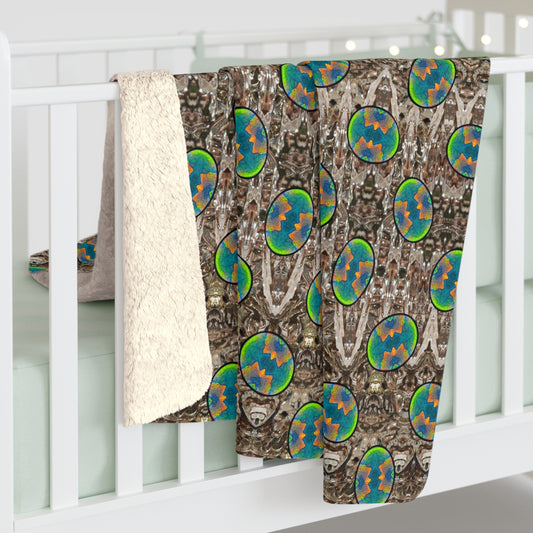 Caeli Opali Cantus Primus Sherpa Fleece Blanket (Samhain Dream Thaw 11 of 15 Undecim ex Quindecim) RJSTHS2025 RJS