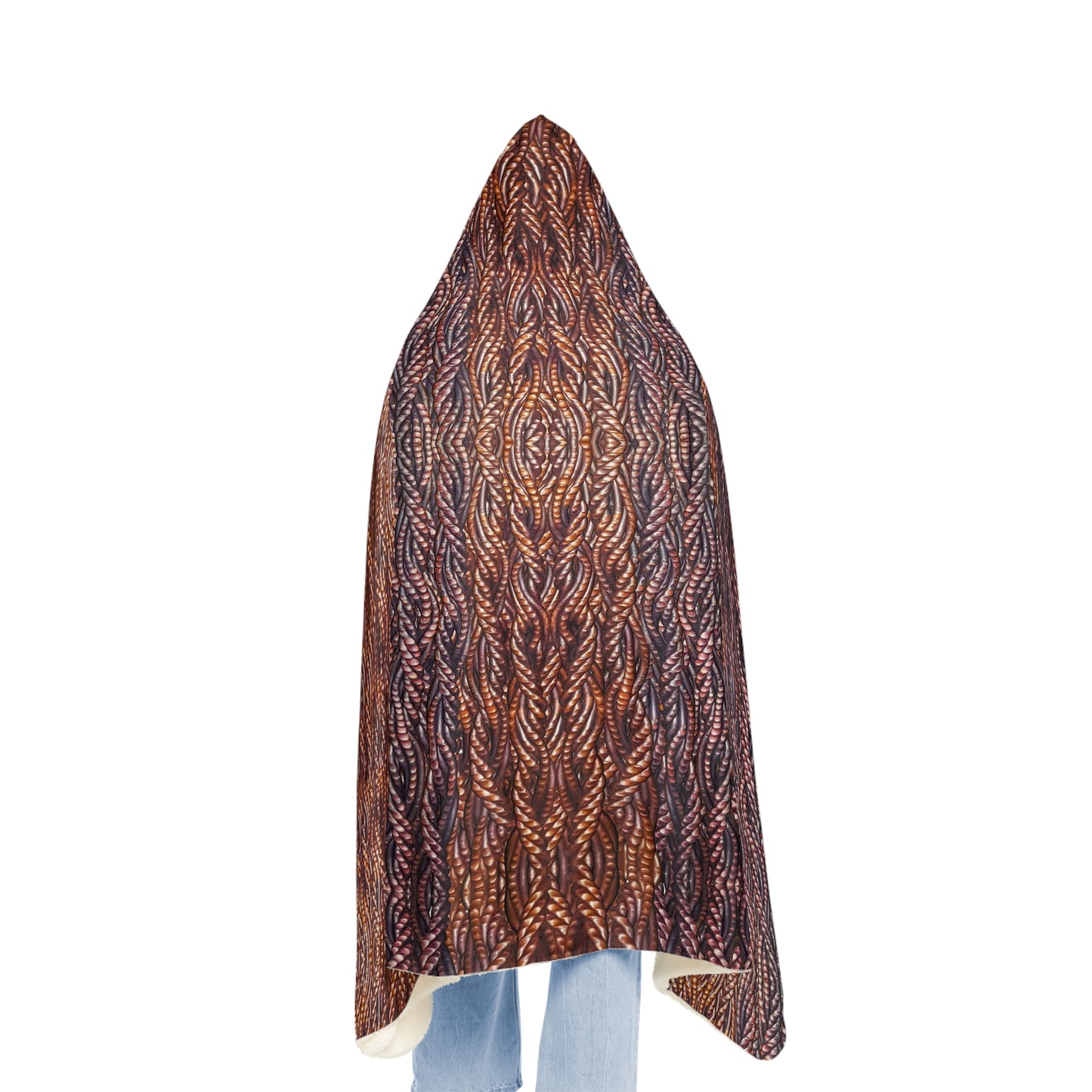 Hooded Snuggle Blanket (Grail Hearth Core Copper Fabric) RJSTHw2023 RJS