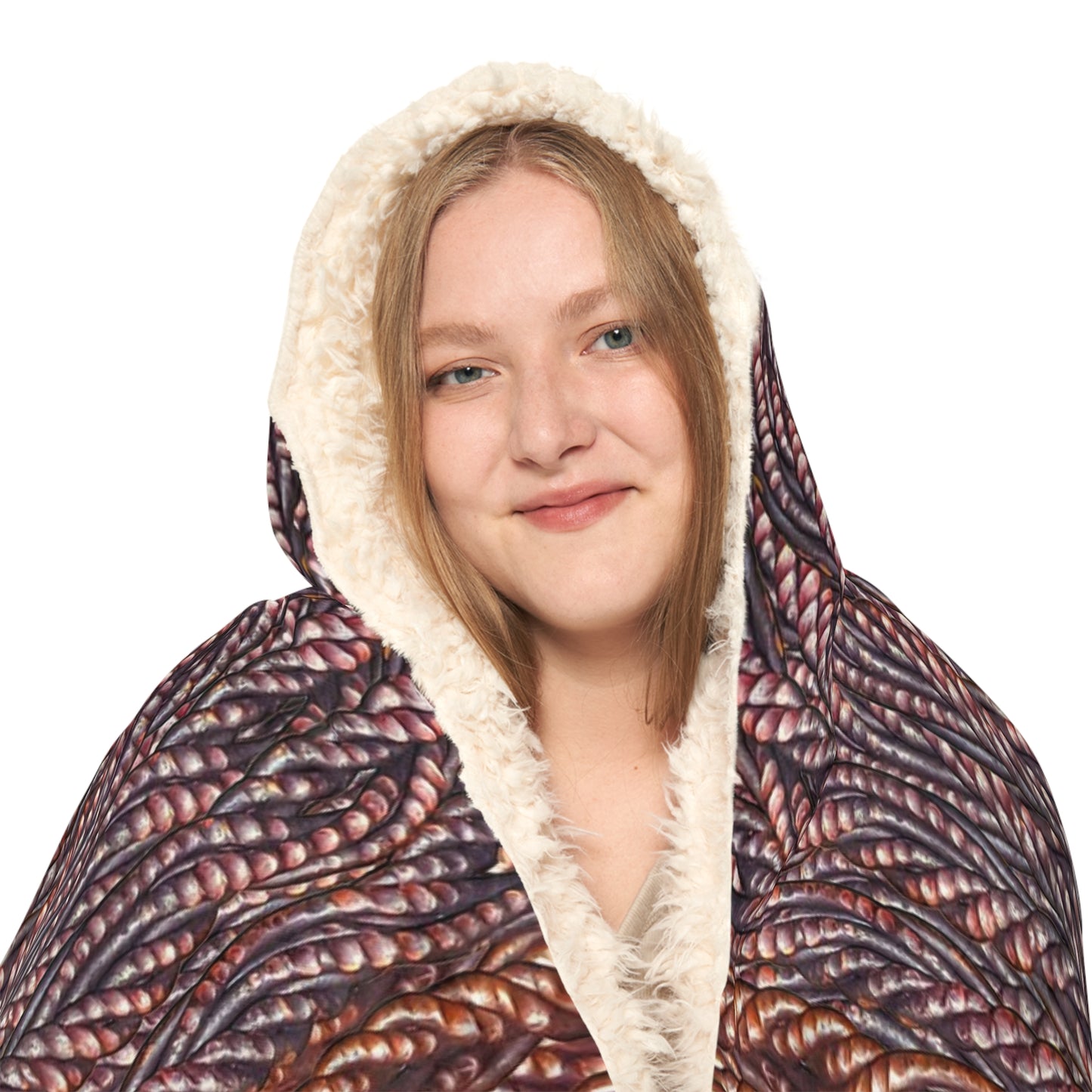 Hooded Snuggle Blanket (Grail Hearth Core Copper Fabric) RJSTHw2023 RJS