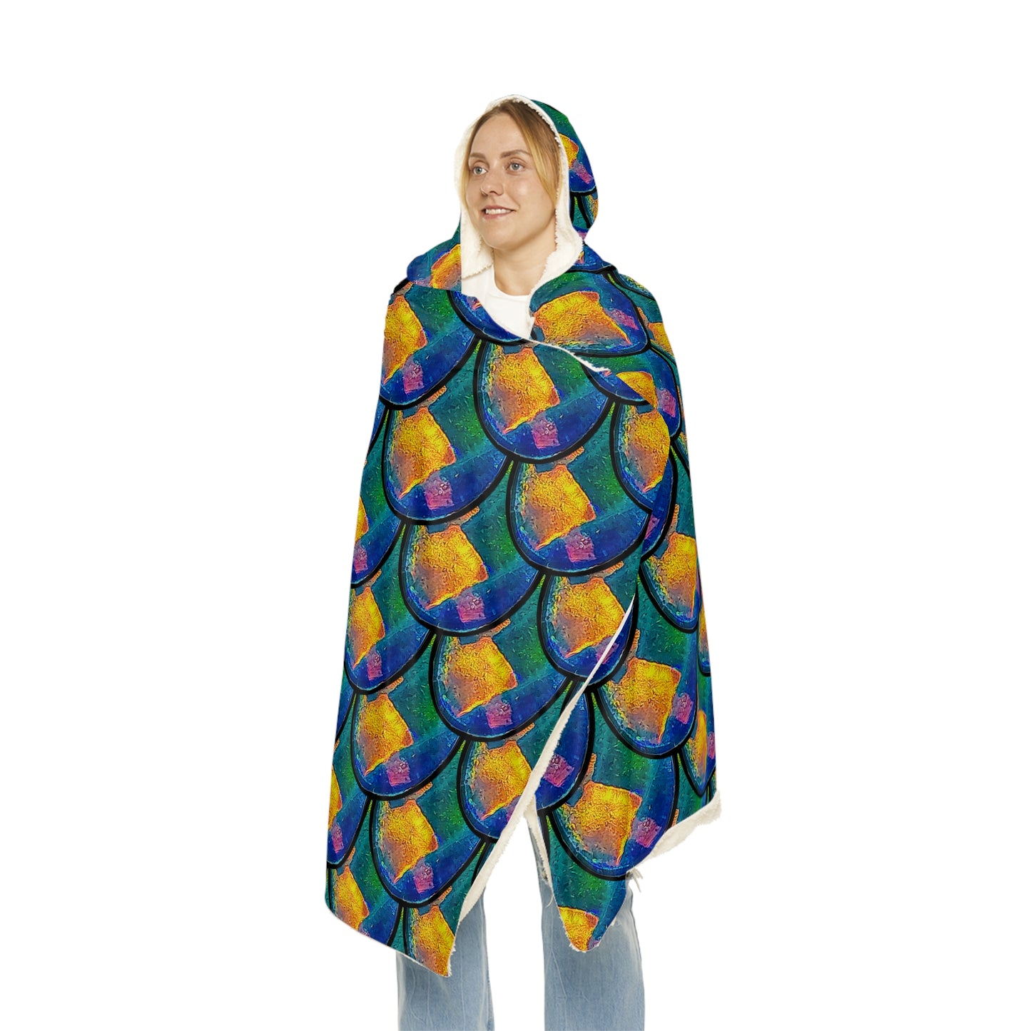 Hooded Snuggle Blanket (Opal Skies Cantus Primus) RJSTHs2024 RJS