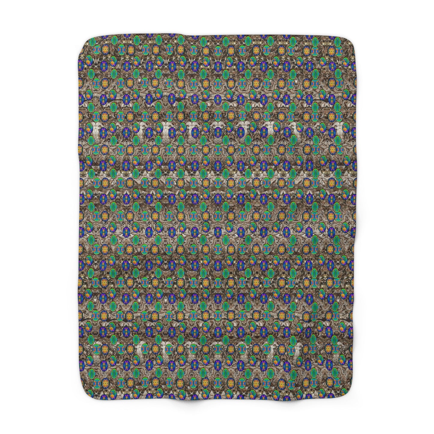 Caeli Opali Cantus Primus Sherpa Fleece Blanket (Samhain Dream Thaw 1 of 15 Unus ex Quindecim) RJSTHS2025 RJS