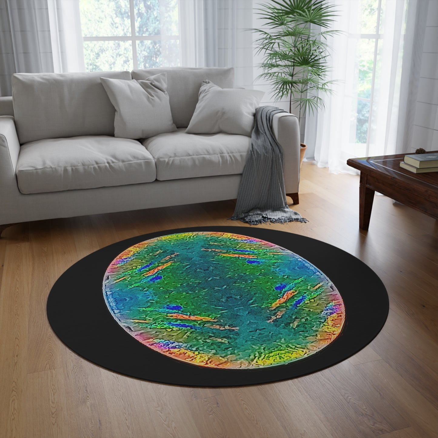 Circular Rug (Opal Skies Cantus Primus) RJSTHs2025 RJS