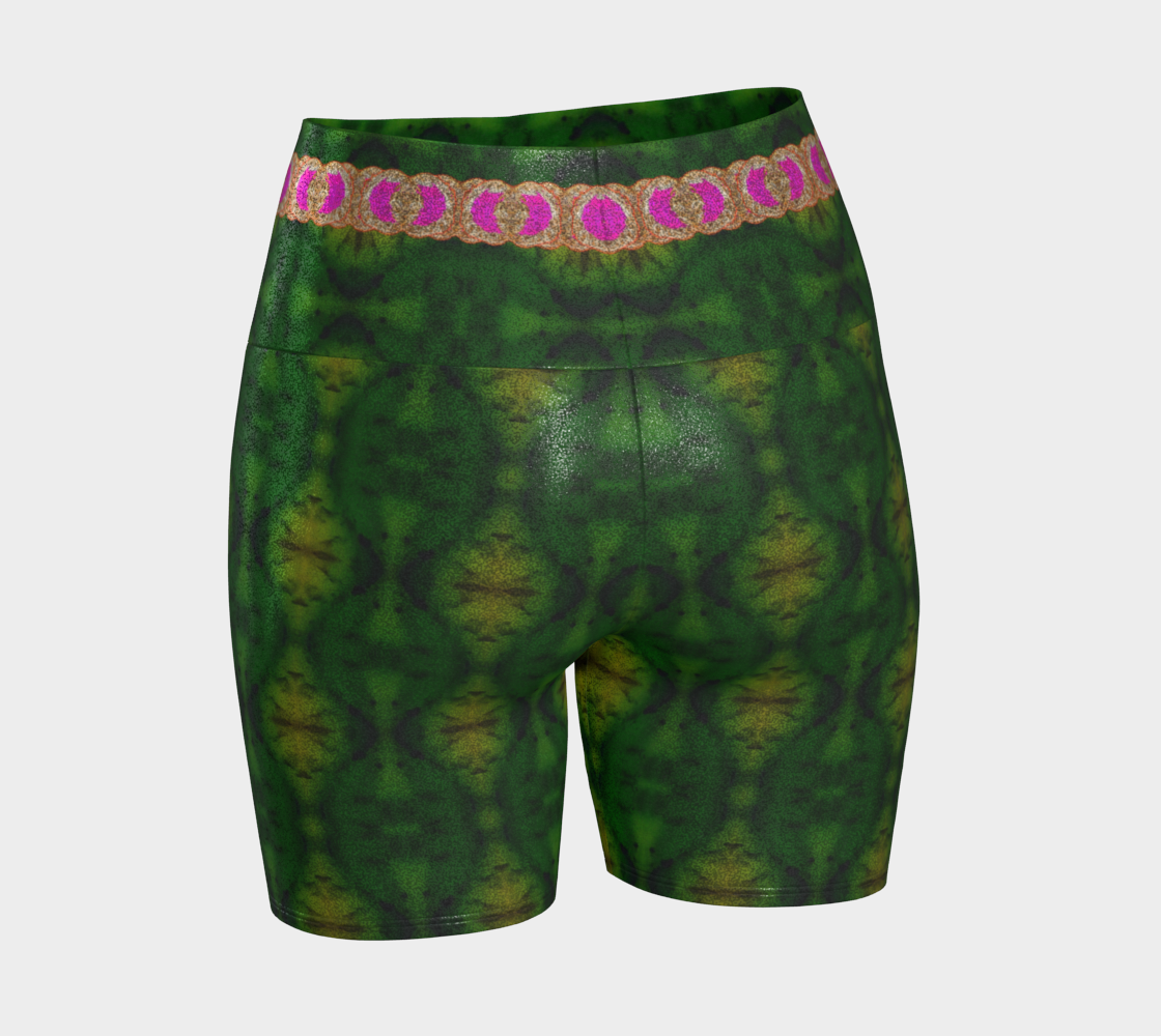 Glitter Yoga Shorts (Muliebris/Virilis)(Ouroboros Smith Butterfly) RJSTH@Fabric#7 RJSTHs2024 RJS