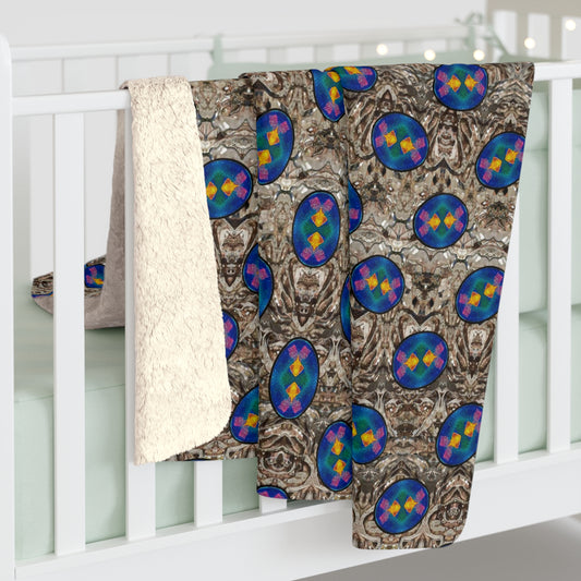 Caeli Opali Cantus Primus Sherpa Fleece Blanket (Samhain Dream Thaw 15 of 15 Quindecim ex Quindecim) RJSTHS2025 RJS