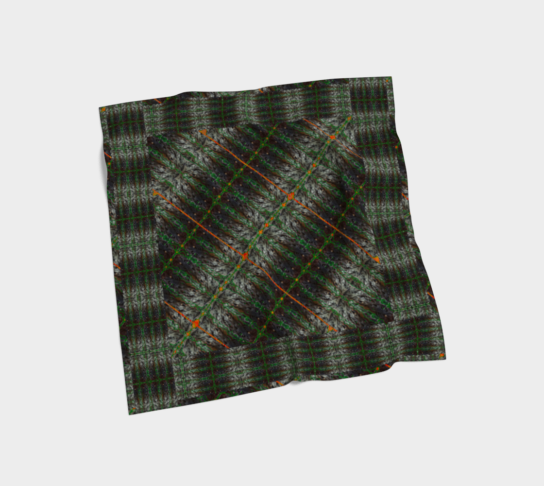 Silk Art Scarf (Vitta Serica Artis)(Rind#2 Tree Link Orange Logo) RJSTH@Fabric#2 RJSTHW2026 RJS