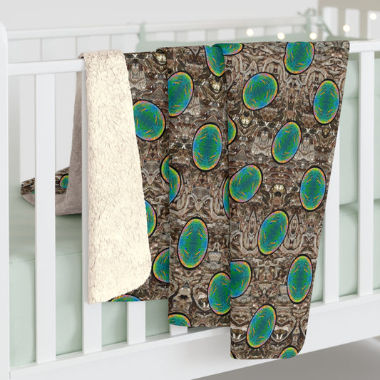 Caeli Opali Cantus Primus Sherpa Fleece Blanket (Samhain Dream Thaw 14 of 15 Quattuordecim ex Quindecim) RJSTHS2025 RJS