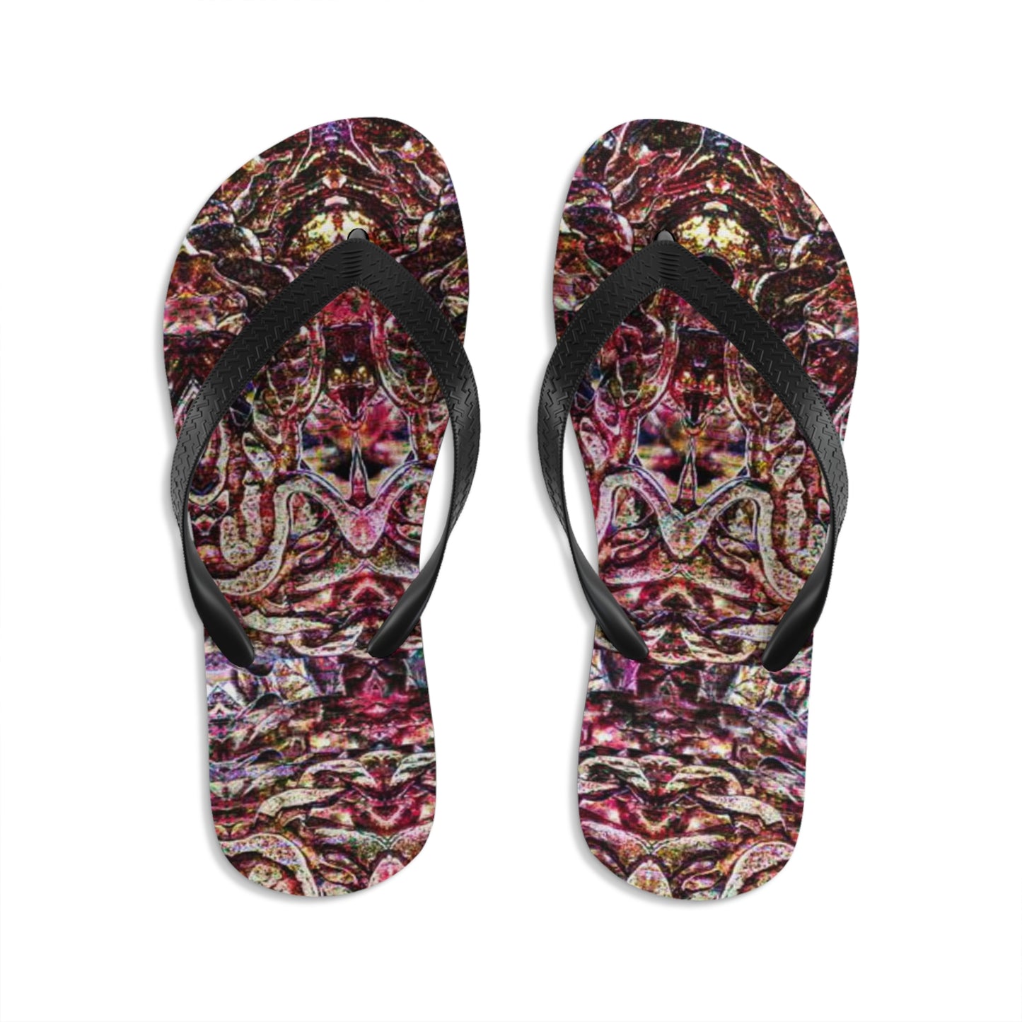 Flip-Flops (Unisex)(Samhain Dream Thaw 14 & Purple Logo@Alchemic) RJSTHs2023 RJS