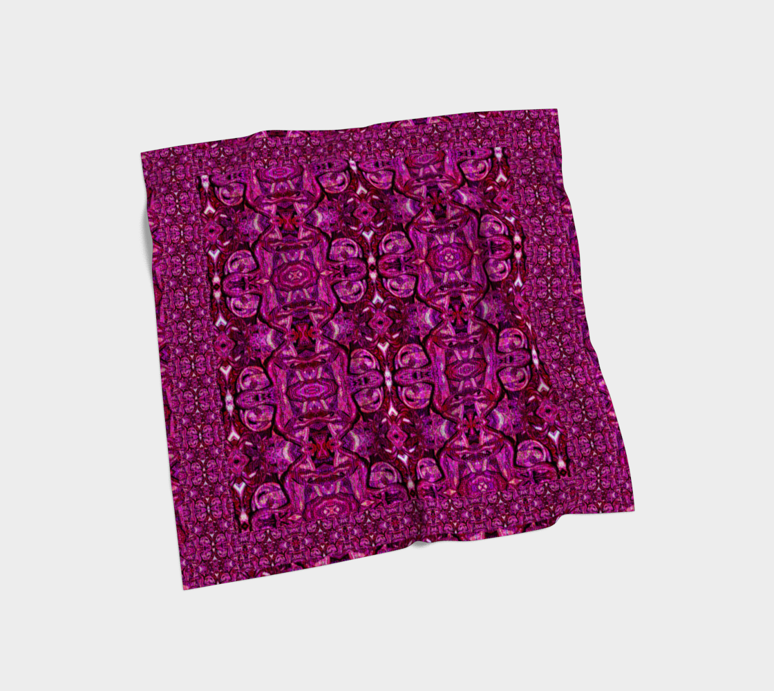 Silk Art Scarf (Vitta Serica Artis)(Pure Candy Pink Logo@Alchemic) RJSTHW2026 RJS