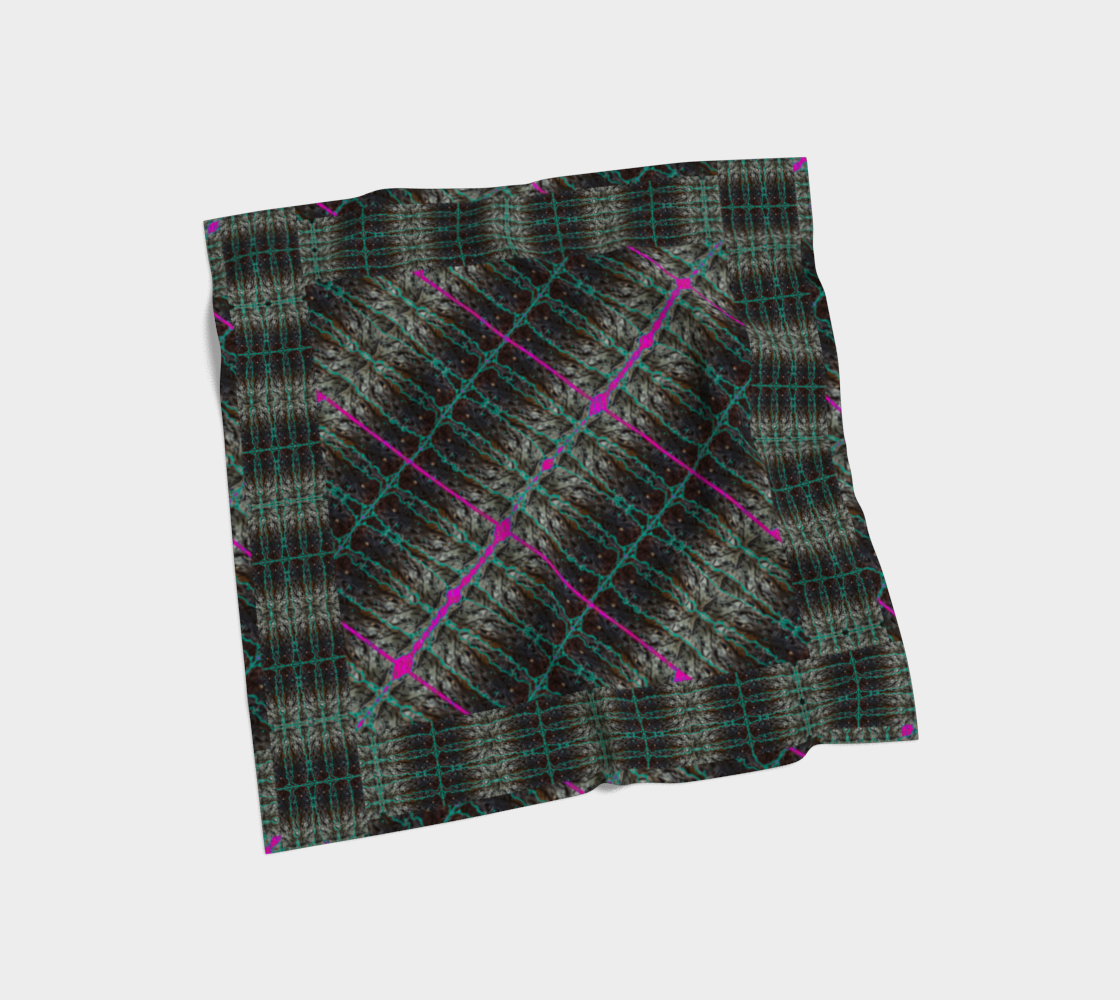 Silk Art Scarf (Vitta Serica Artis)(Rind#8 Tree Link Pink Logo) RJSTH@Fabric#8 RJSTHW2026 RJS