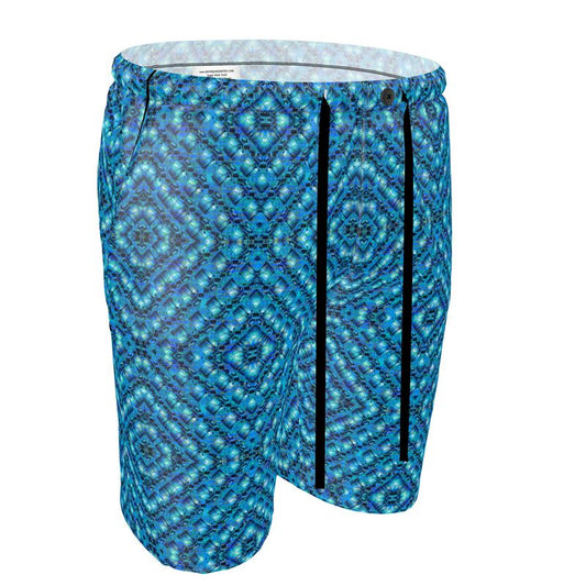 Luxury Pajama Shorts (His/Virilis)(Sugar Stick Twirl (Elder Gift) Blue Logo@Alchemic) RJSTHs2025 RJS