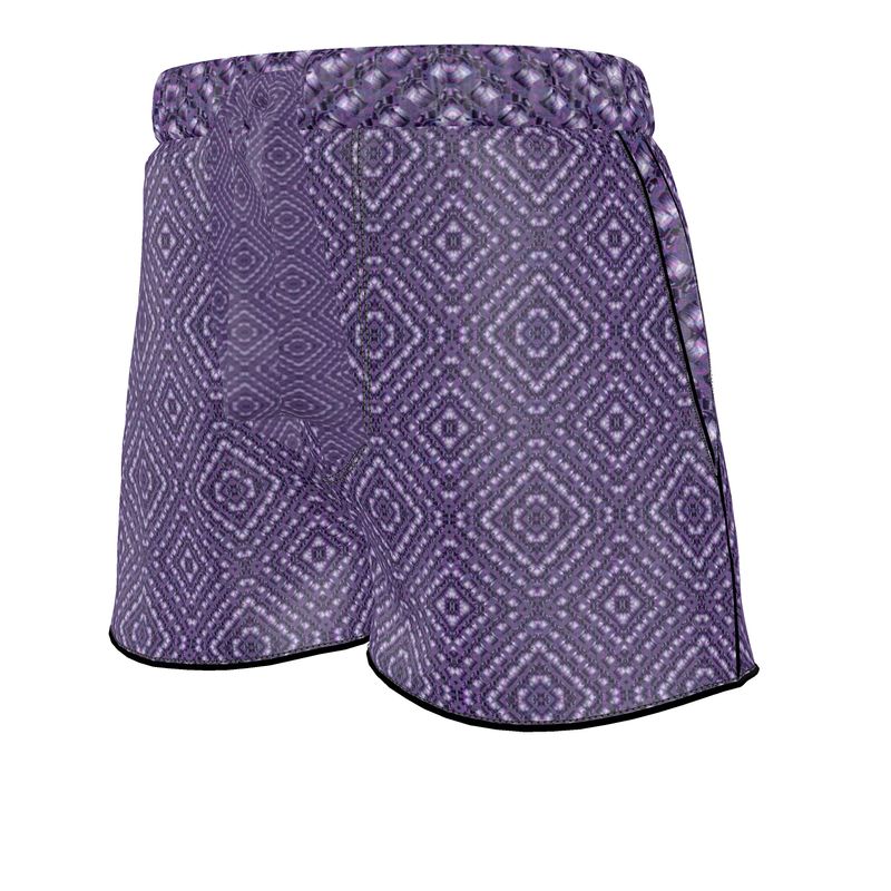 Luxury Pajama Shorts (Her/Muliebris)(Sugar Stick Twirl (Elder Gift) Purple Logo@Alchemic) RJSTHs2025 RJS