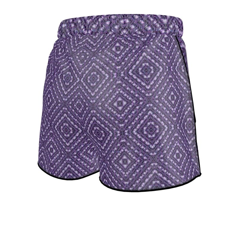Luxury Pajama Shorts (Her/Muliebris)(Sugar Stick Twirl (Elder Gift) Purple Logo@Alchemic) RJSTHs2025 RJS