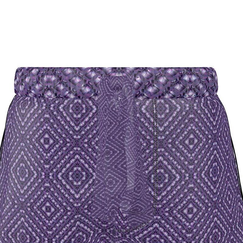 Luxury Pajama Shorts (Her/Muliebris)(Sugar Stick Twirl (Elder Gift) Purple Logo@Alchemic) RJSTHs2025 RJS