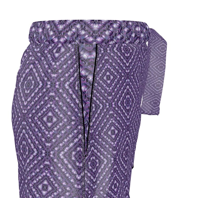 Luxury Pajama Shorts (Her/Muliebris)(Sugar Stick Twirl (Elder Gift) Purple Logo@Alchemic) RJSTHs2025 RJS