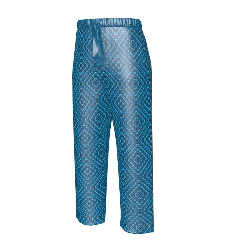 Luxury Pajama Trousers (Her/Muliebris)(Sugar Stick Twirl (Elder Gift) Blue Logo@Alchemic) RJSTHs2025 RJS