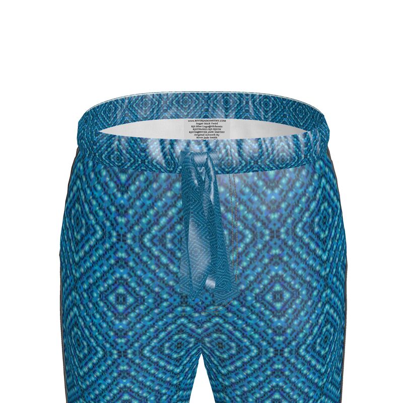 Luxury Pajama Trousers (Her/Muliebris)(Sugar Stick Twirl (Elder Gift) Blue Logo@Alchemic) RJSTHs2025 RJS