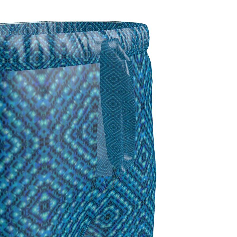 Luxury Pajama Trousers (Her/Muliebris)(Sugar Stick Twirl (Elder Gift) Blue Logo@Alchemic) RJSTHs2025 RJS