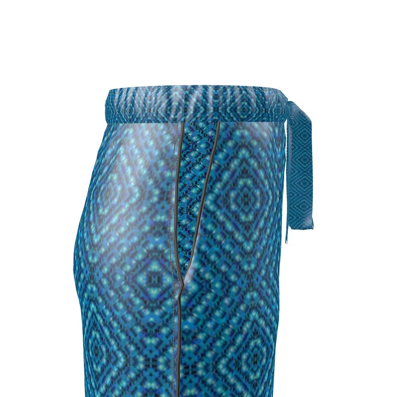 Luxury Pajama Trousers (Her/Muliebris)(Sugar Stick Twirl (Elder Gift) Blue Logo@Alchemic) RJSTHs2025 RJS