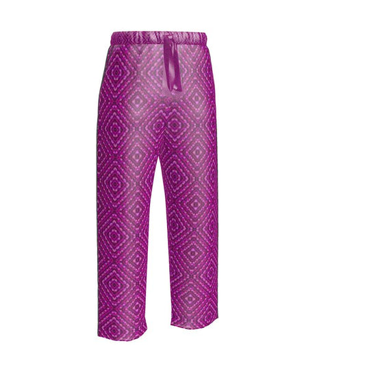 Luxury Pajama Trousers (Her/Muliebris)(Sugar Stick Twirl (Elder Gift) Pink Logo@Alchemic) RJSTHs2025 RJS
