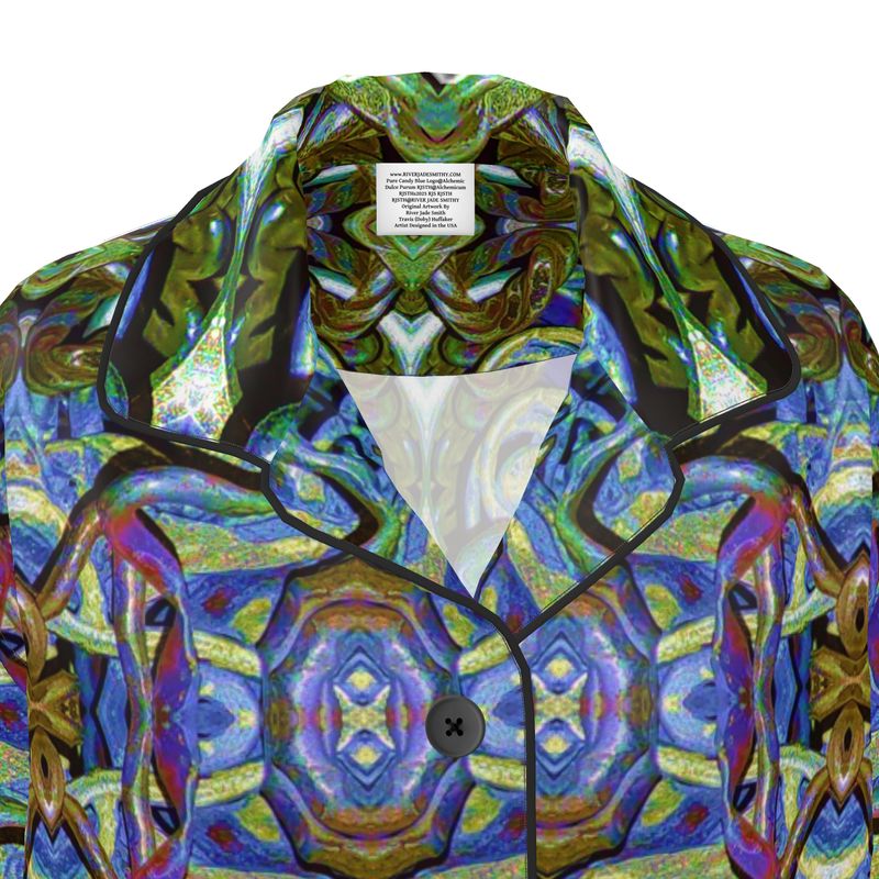 Luxury Pajama Shirt (Her/Muliebris)(Pure Candy Blue Logo@Alchemic) RJSTHs2025 RJS