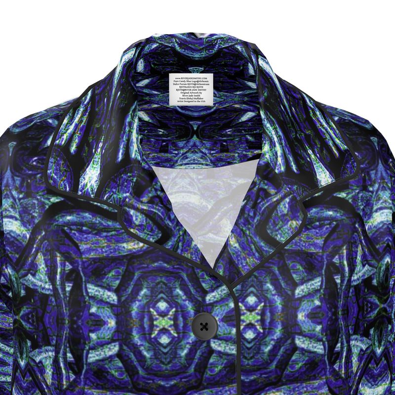 Luxury Pajama Shirt (Her/Muliebris)(Pure Candy Blue Logo@Alchemic) RJSTHs2025 RJS