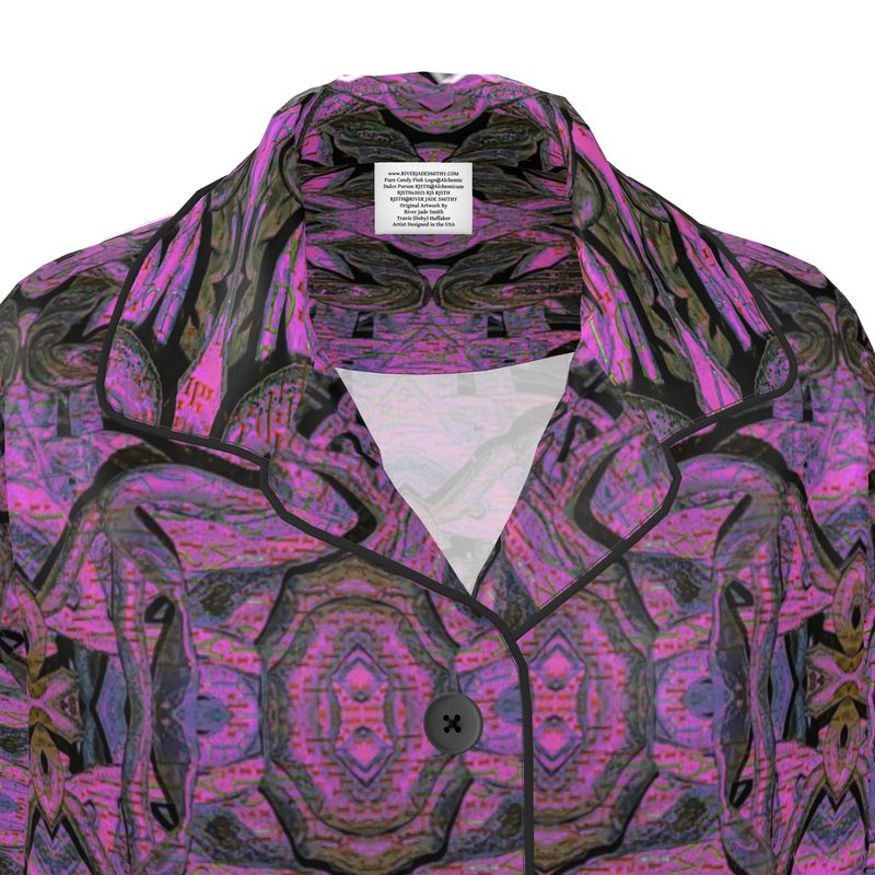 Luxury Pajama Shirt (Her/Muliebris)(Pure Candy Pink Logo@Alchemic) RJSTHs2025 RJS