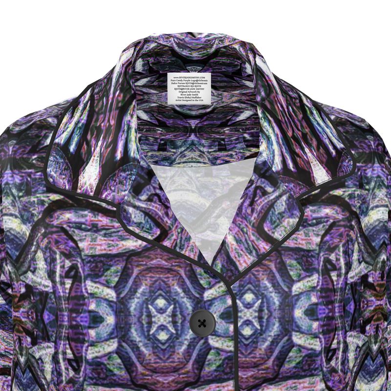 Luxury Pajama Shirt (Her/Muliebris)(Pure Candy Purple Logo@Alchemic) RJSTHs2025 RJS