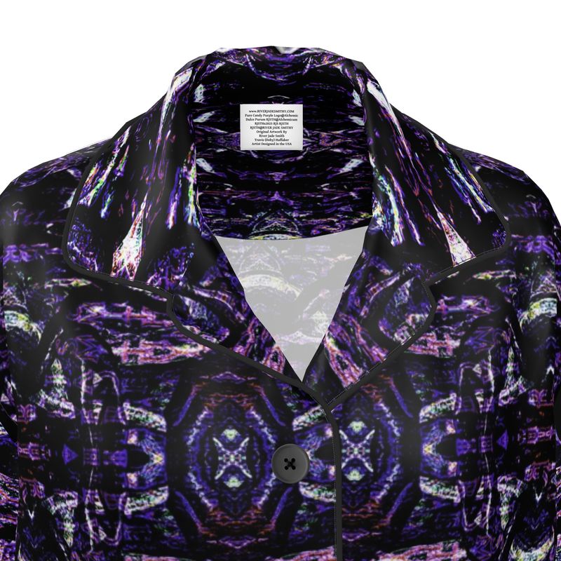 Luxury Pajama Shirt (Her/Muliebris)(Pure Candy Purple Logo@Alchemic) RJSTHs2025 RJS