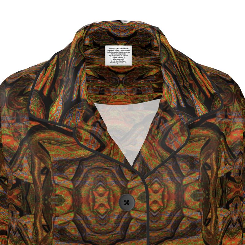 Luxury Pajama Shirt (Her/Muliebris)(Pure Candy Orange Logo@Alchemic) RJSTHs2025 RJS