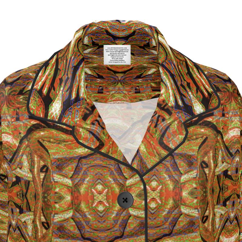 Luxury Pajama Shirt (Her/Muliebris)(Pure Candy Orange Logo@Alchemic) RJSTHs2025 RJS