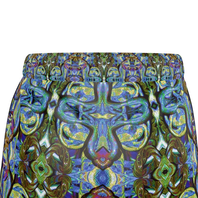 Luxury Pajama Shorts (Her/Muliebris)(Pure Candy Blue Logo@Alchemic) RJSTHs2025 RJS