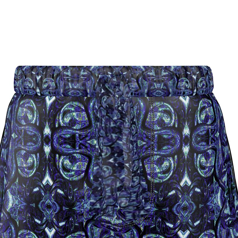 Luxury Pajama Shorts (Her/Muliebris)(Pure Candy Blue Logo@Alchemic) RJSTHs2025 RJS