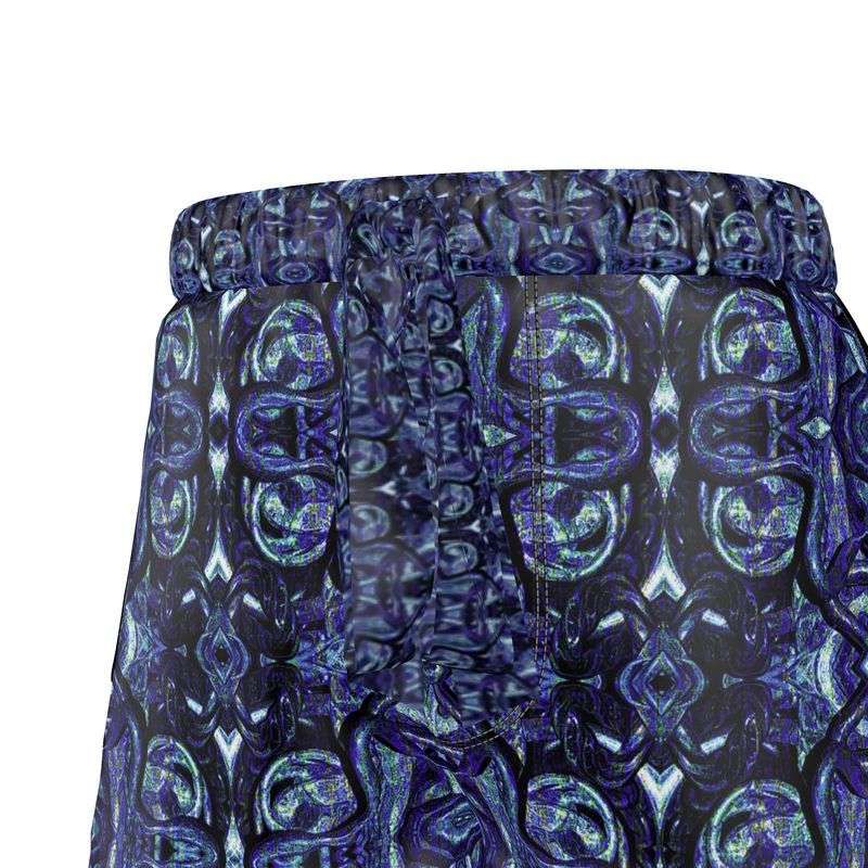 Luxury Pajama Shorts (Her/Muliebris)(Pure Candy Blue Logo@Alchemic) RJSTHs2025 RJS