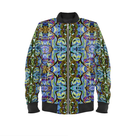 Reversible Silk Bomber Jacket (His/Virilis)(Pure Candy Blue Logo@Alchemic) RJSTHs2025 RJS