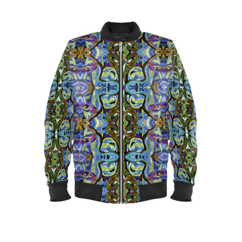 Reversible Silk Bomber Jacket (His/Virilis)(Pure Candy Blue Logo@Alchemic) RJSTHs2025 RJS