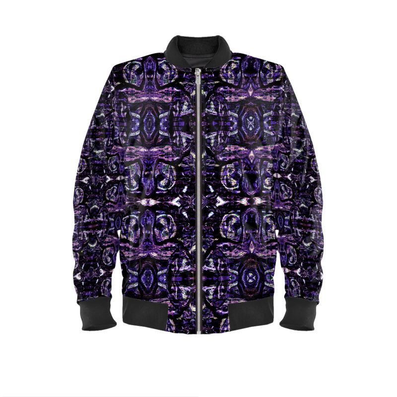 Reversible Silk Bomber Jacket (His/Virilis)(Pure Candy Purple Logo@Alchemic) RJSTHs2025 RJS
