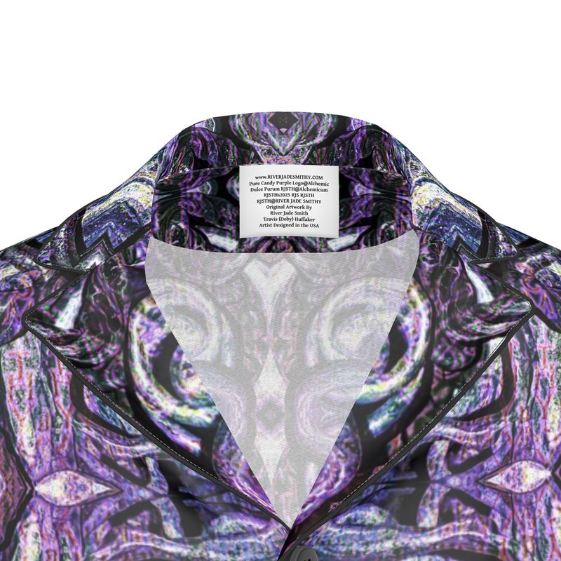 Luxury Pajama Shirt (His/Virilis)(Pure Candy Purple Logo@Alchemic) RJSTHw2025 RJS