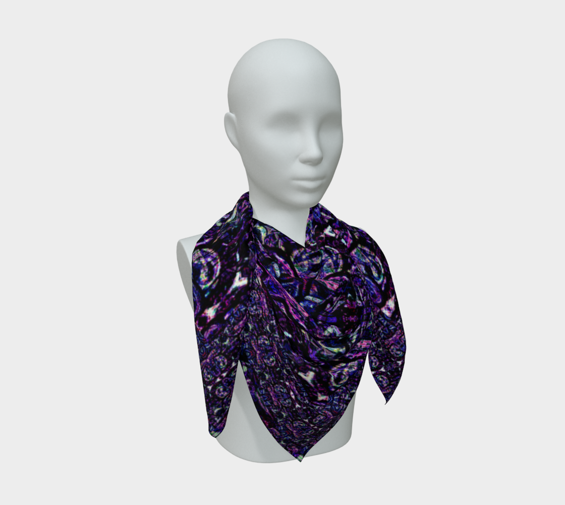 Silk Art Scarf (Vitta Serica Artis)(Pure Candy Purple Logo@Alchemic) RJSTHW2026 RJS