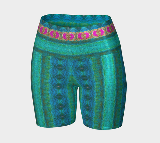 Glitter Yoga Shorts (Muliebris/Virilis)(Ouroboros Smith Butterfly) RJSTH@Fabric#8 RJSTHs2024 RJS