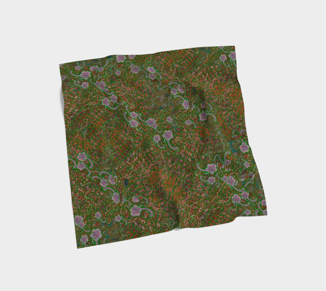 Silk Art Scarf (Vitta Serica Artis)(WindSong Flower) RJSTH@Fabric#4 RJSTHS2026 RJS