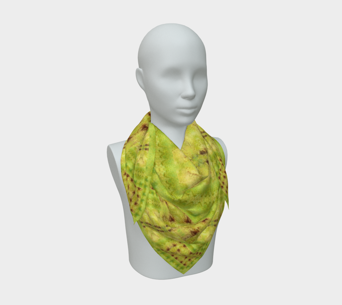 Silk Art Scarf (Vitta Serica Artis)(WindSong Flower Planck) RJSTH@Fabric#2 RJSTHS2026 RJS