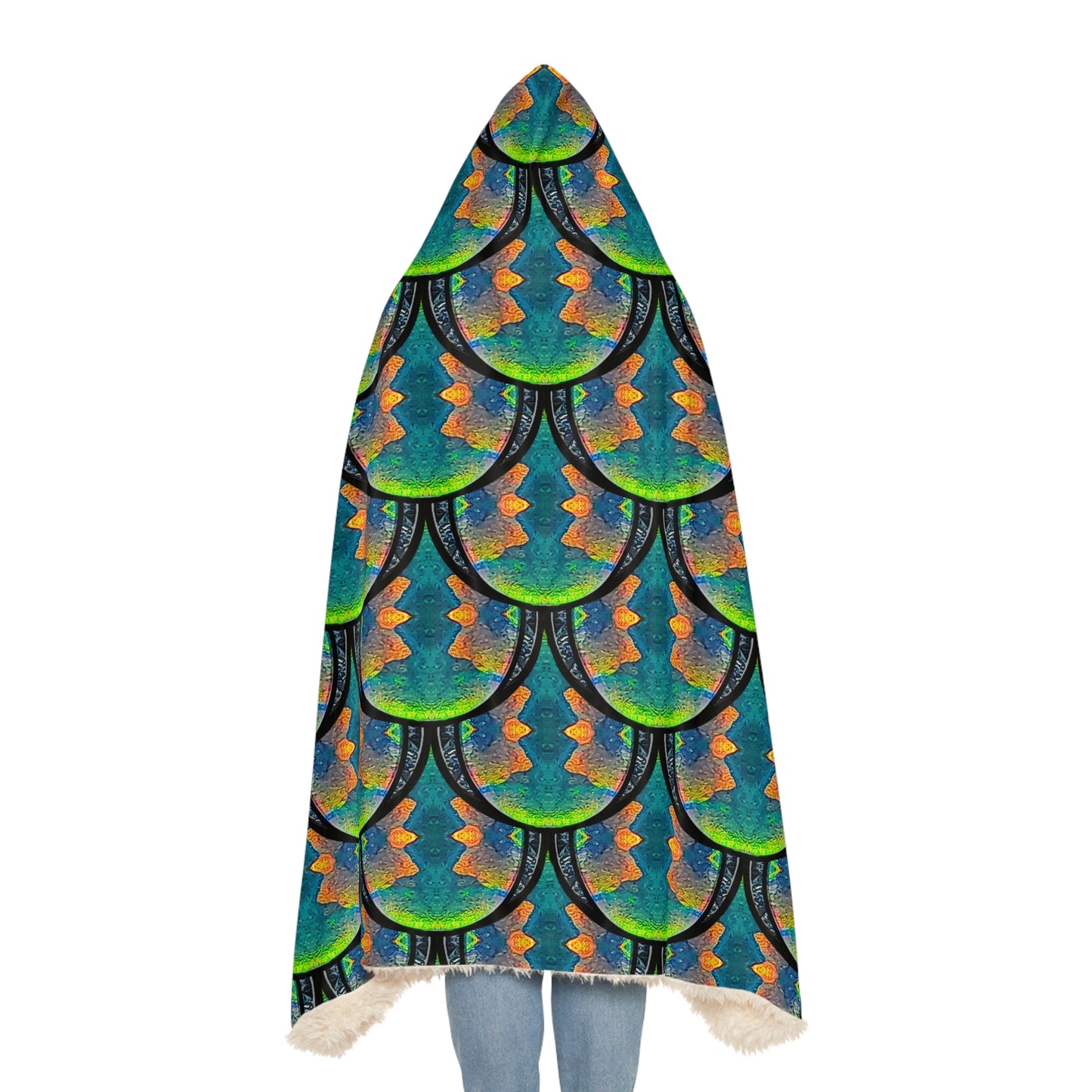 Hooded Snuggle Blanket (Opal Skies Cantus Primus) RJSTHs2024 RJS