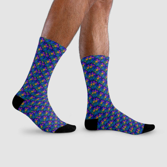 Long Crew Socks (Muliebris/Virilis)(Opal Skies Cantus Primus) RJSTHs2024 RJS