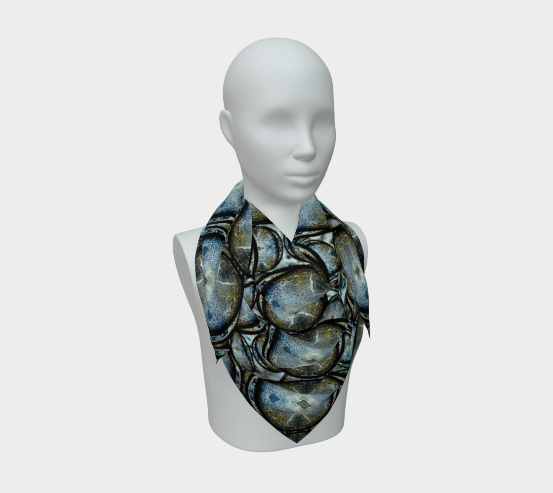 Silk Art Scarf (Vitta Serica Artis)(Opal Skies Cantus Primus "Lūminōsitās") RJSTHW2026 RJS